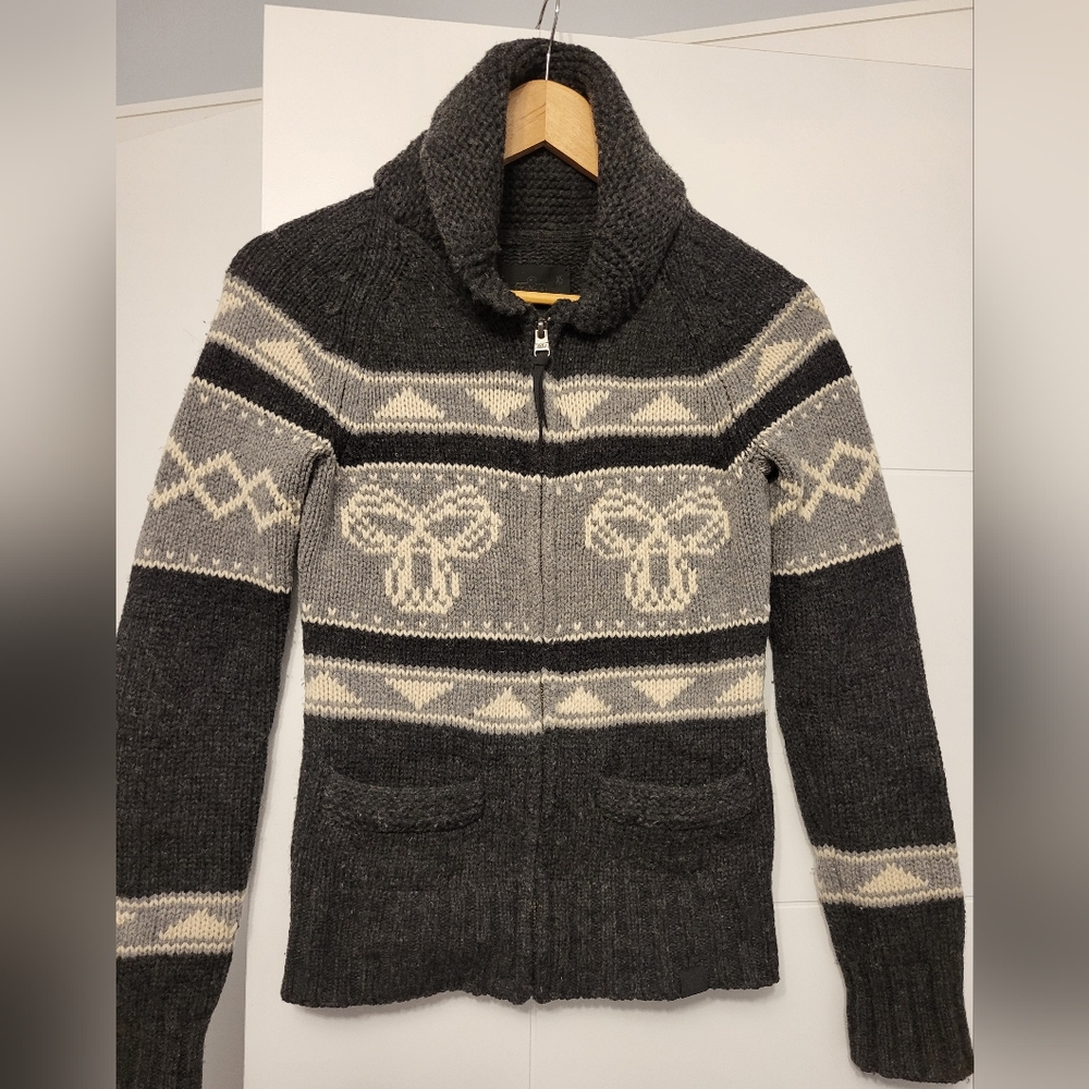 Aritzia TNA Cowichan Wool Cardigan Sweater XS